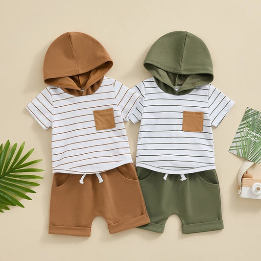 BAY Hoodie T-shirt &  Shorts 2pcs