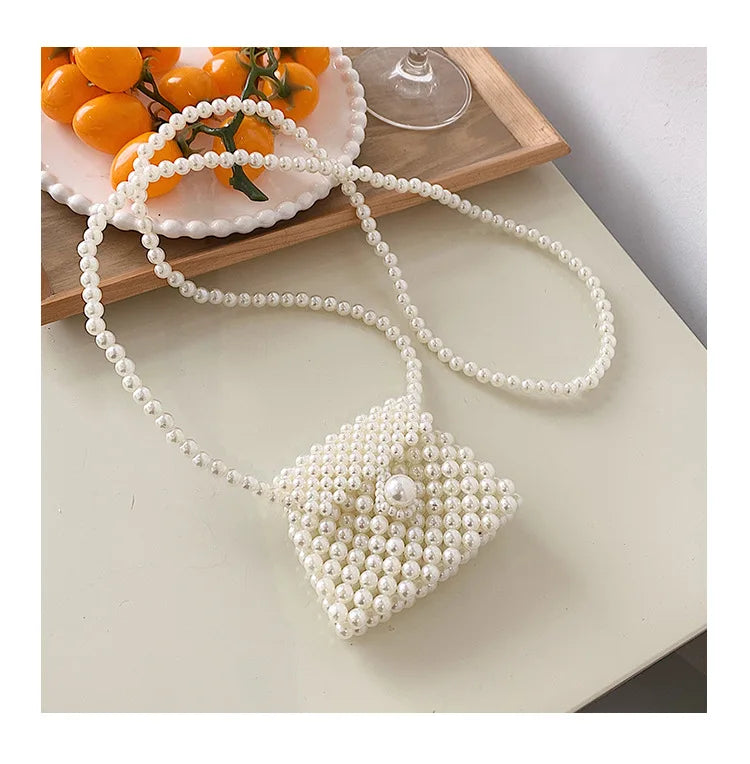 Kawaii pearl purse/ wallet/Crossbody Bag